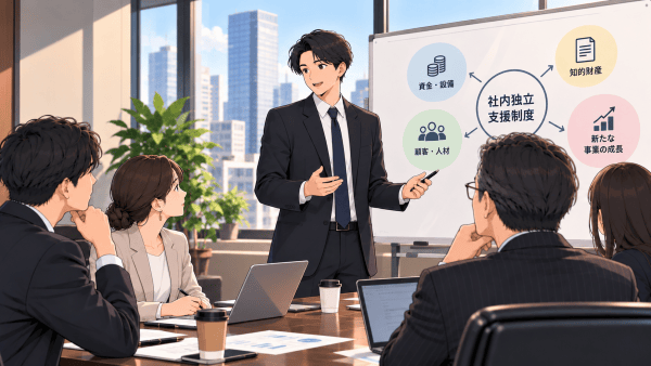 社内独立支援制度とは｜対象の決め方と独立後の関係設計