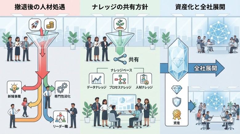 社内ベンチャー 撤退基準