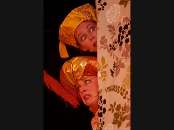 Koning Saul en Sivan in David en Goliath