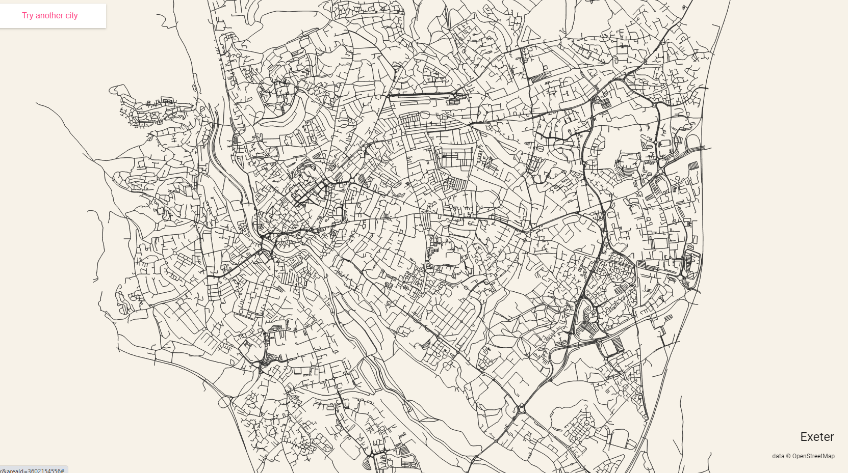 Map Porn – Print Your Own City Street Maps | Devon Geography