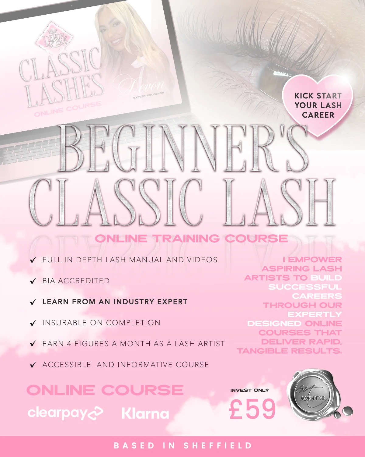 Classic Lash Course Online Devon Lash X