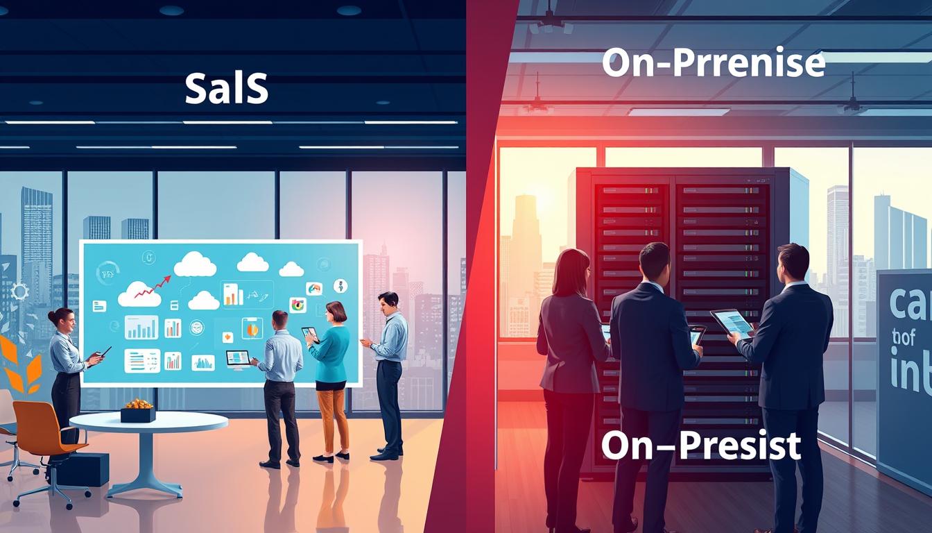 saas vs on premise