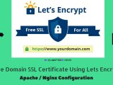 How To Install And Configure Free Domain Ssl Certificate Using Lets Encrypt