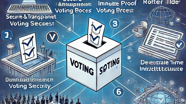 blockchain voting security