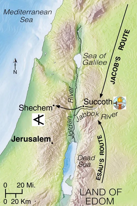 The God Of Israel Devotionary Map Of