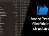Wordpress File Folder Structure Explained