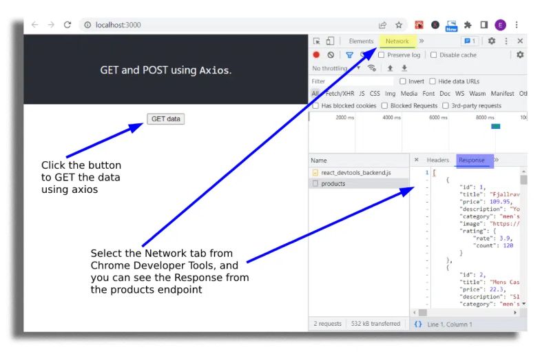 Node Js How To Fetch Data From Rest Api Using React Axios Stack Overflow - Gorgeous Space Design - HD