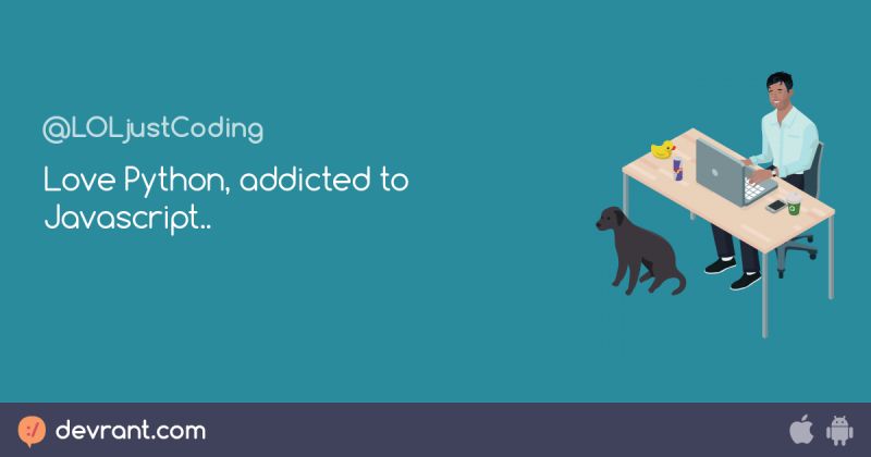 I Am In Love With Python Devrant - Best Colorful Arts in Desktop