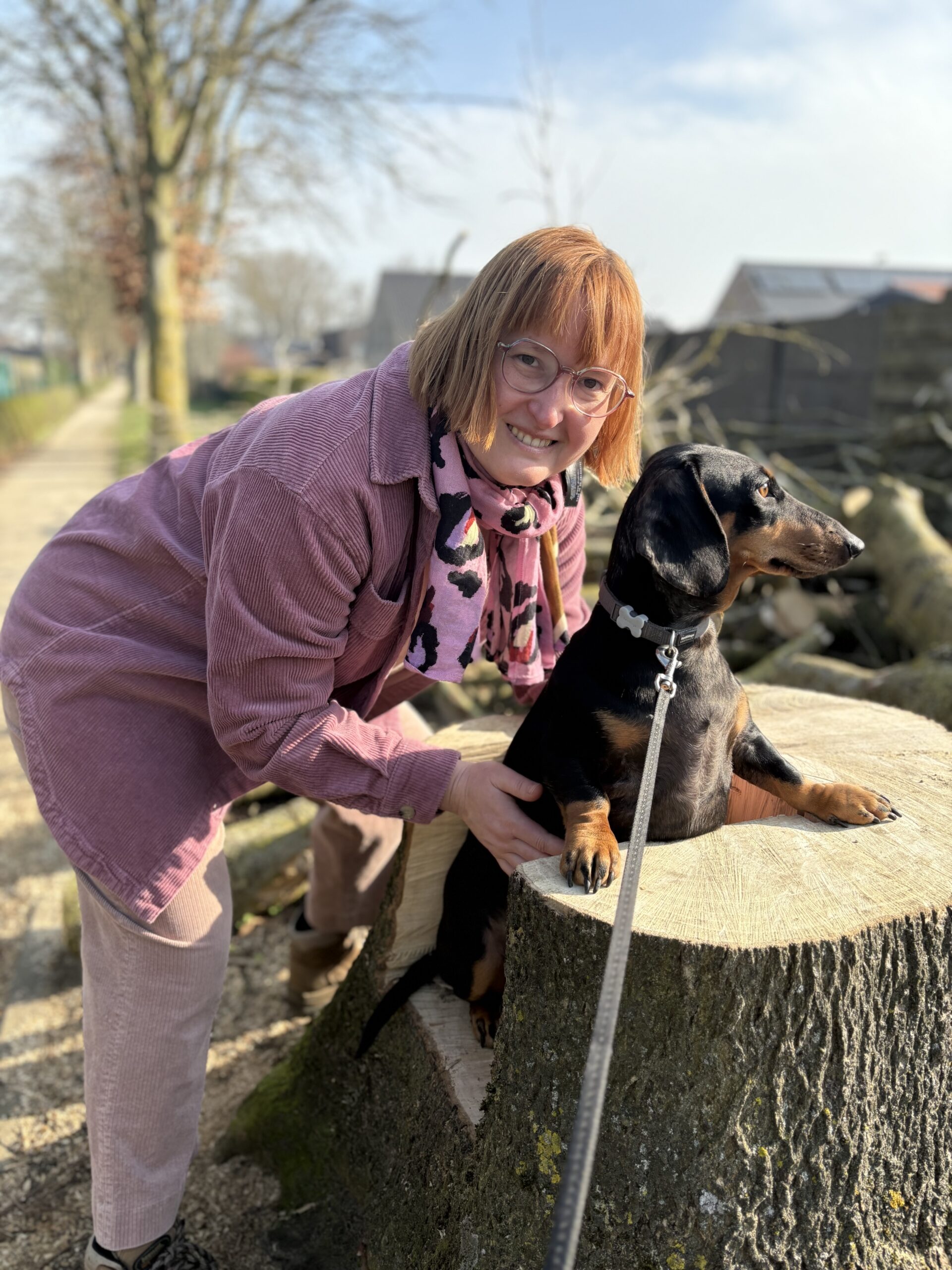 Hondenliefhebber Marijke en haar hond Molly