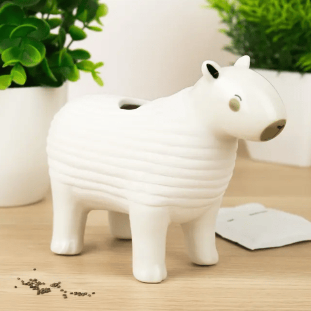 Capybara chia planter