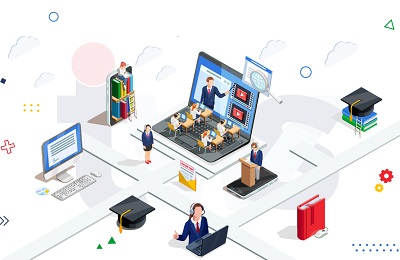 E Learning Software Development Services Devscout - Best Ocean Illustrations in Retina