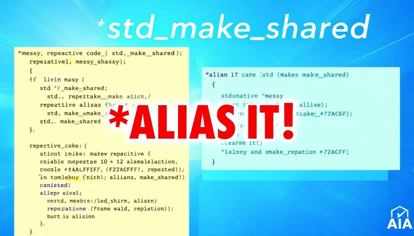 C++ std::make_shared aliasing trick with optimized shared pointer syntax.