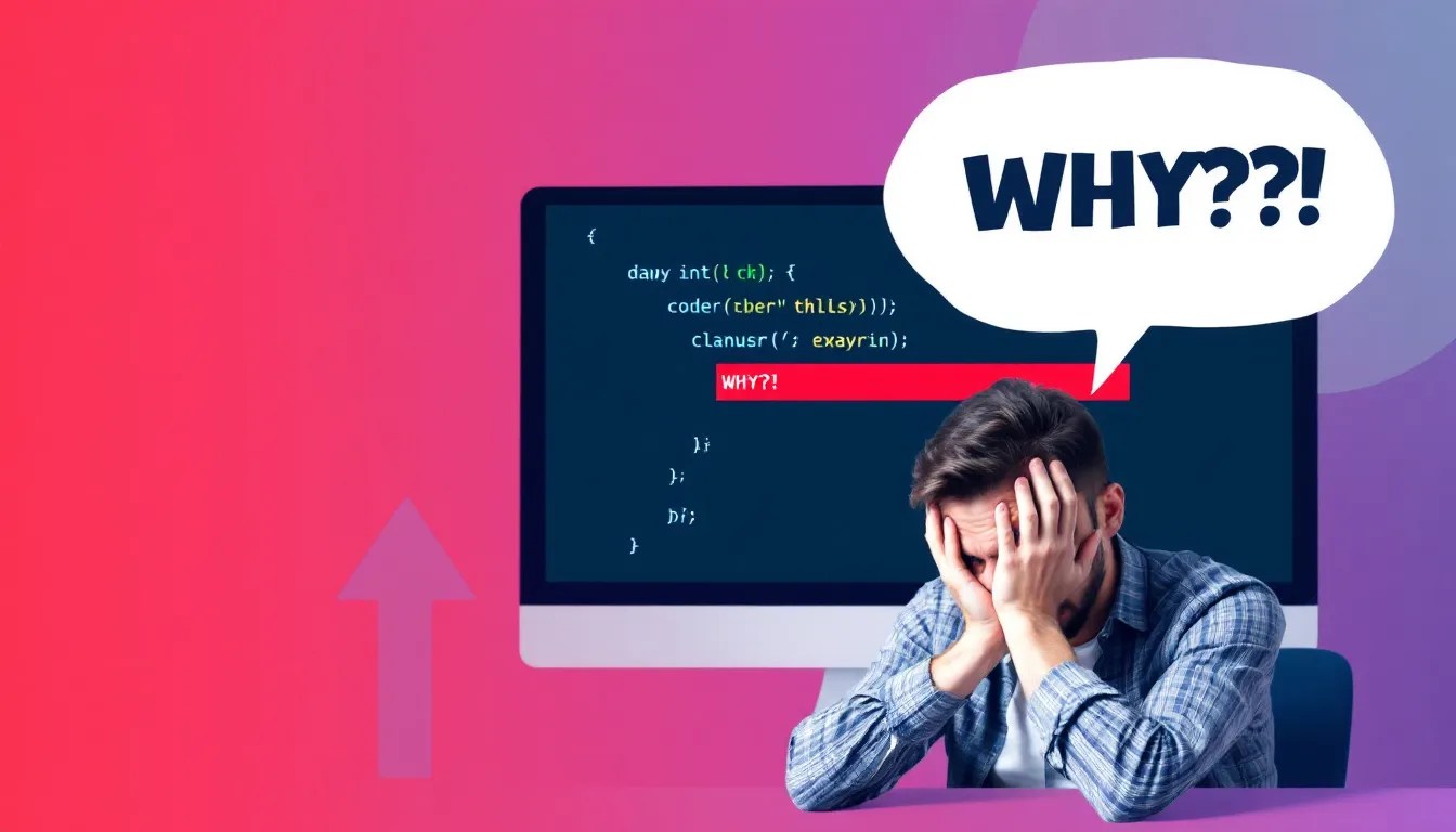 Confused programmer looking at C code with an incorrect array modification attempt, highlighted in red, showing why modifying an array in a function may not work as expected.