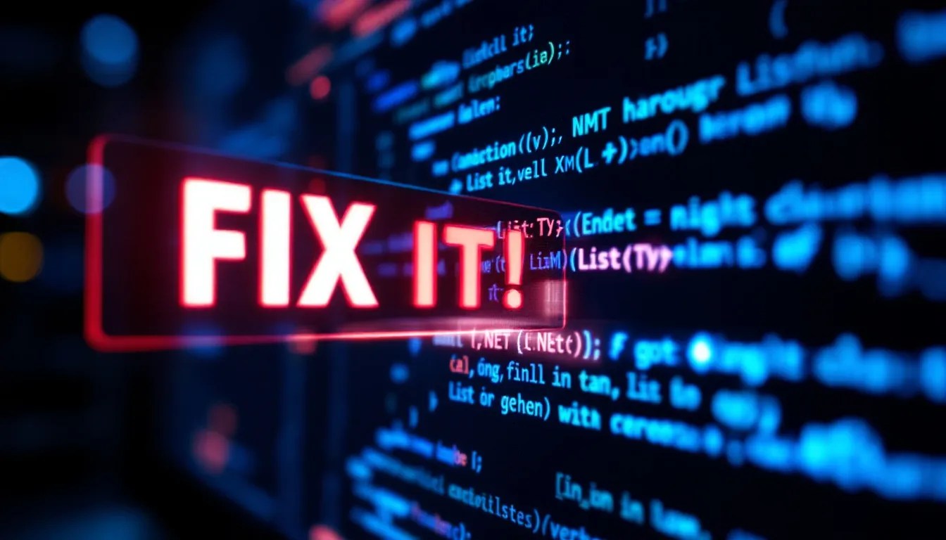 XML serialization issue in .NET with List elements, C# code snippet, and a fix banner.