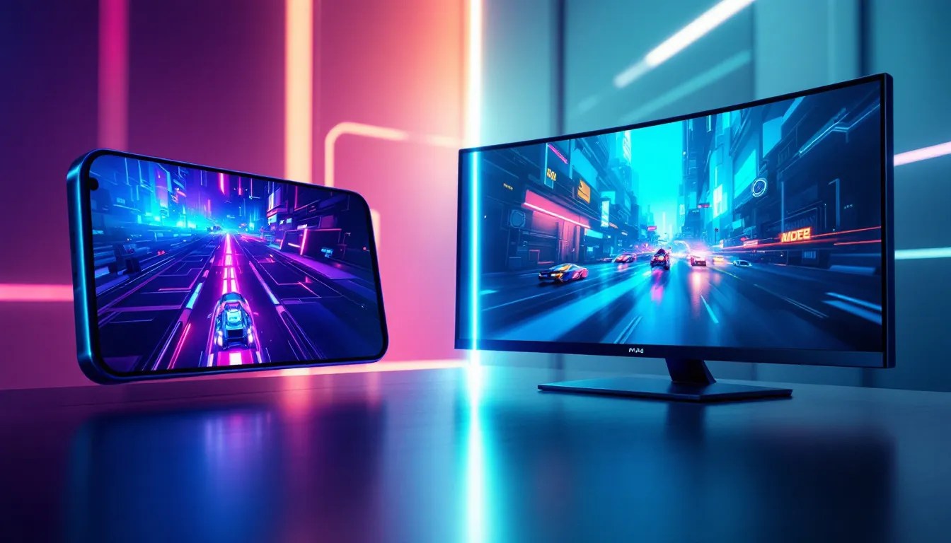 Google Android gaming updates showcasing mobile and PC gaming integration, Vulkan API enhancements, and performance improvements.