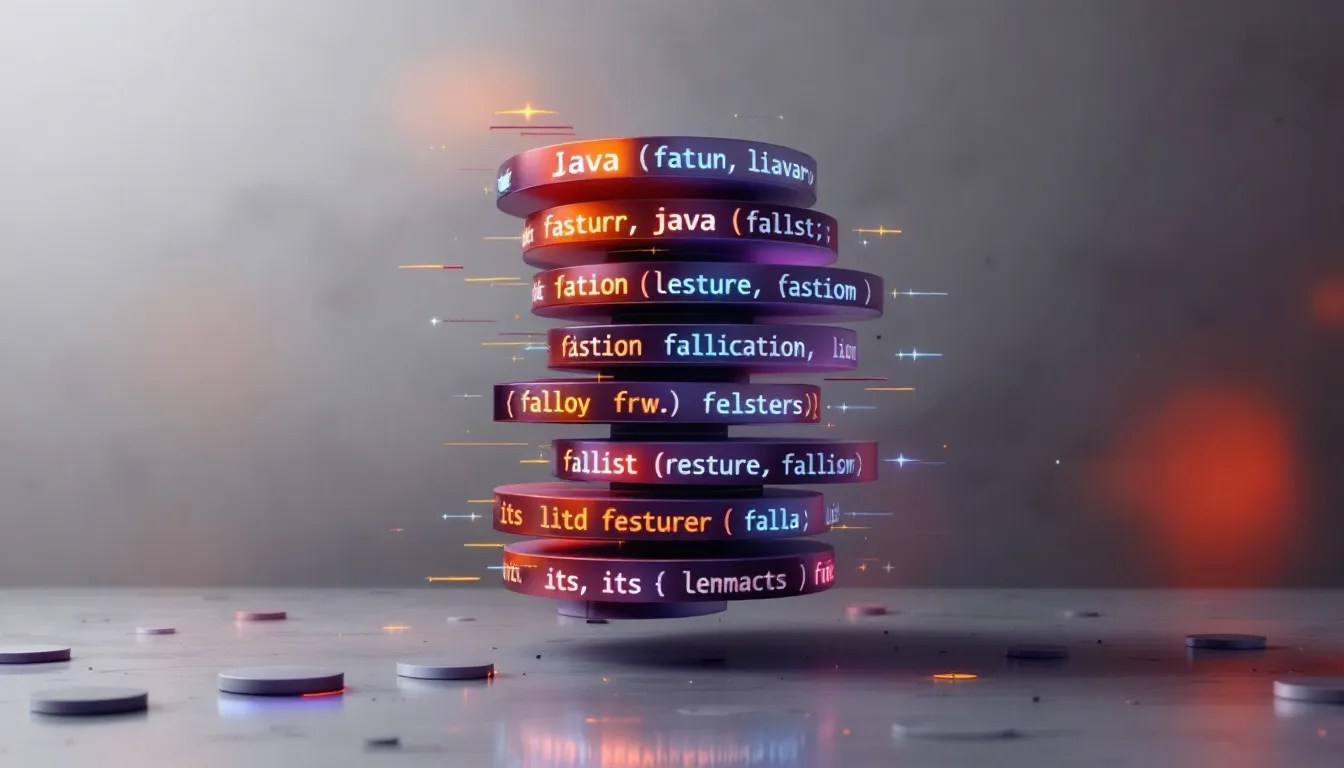 Illustration of Java Streams using flatMap to transform a nested list into a flat list, optimizing data processing.