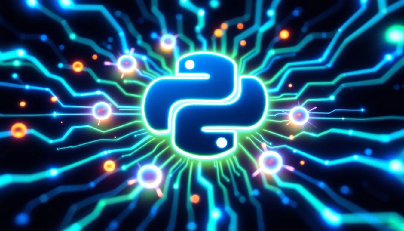 Illustration of Python multiprocessing with Copy-on-Write mechanism, showing multiple Python processes branching while optimizing memory allocation.