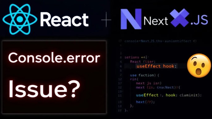 Next.JS error handling with useEffect: preventing console.error issues in application debugging