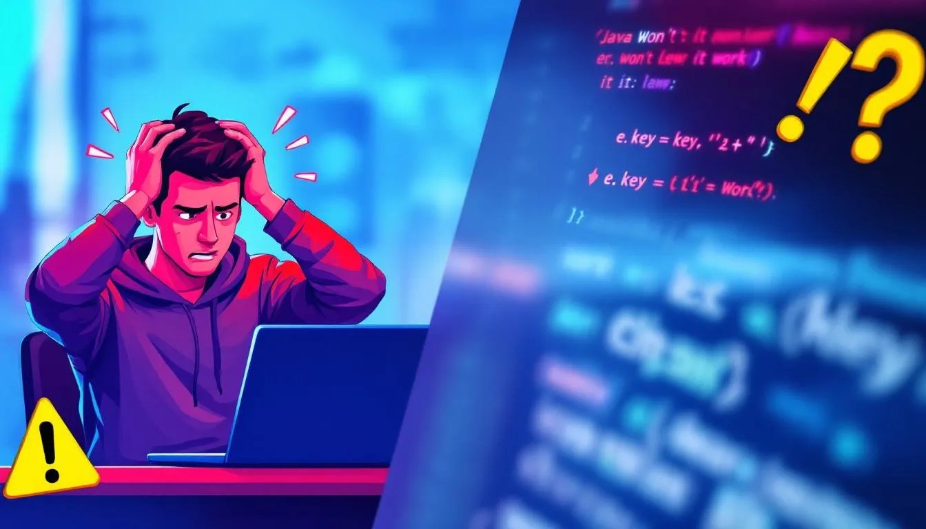 Frustrated developer looking at JavaScript code error with font size not updating on keypress in DOM manipulation tutorial
