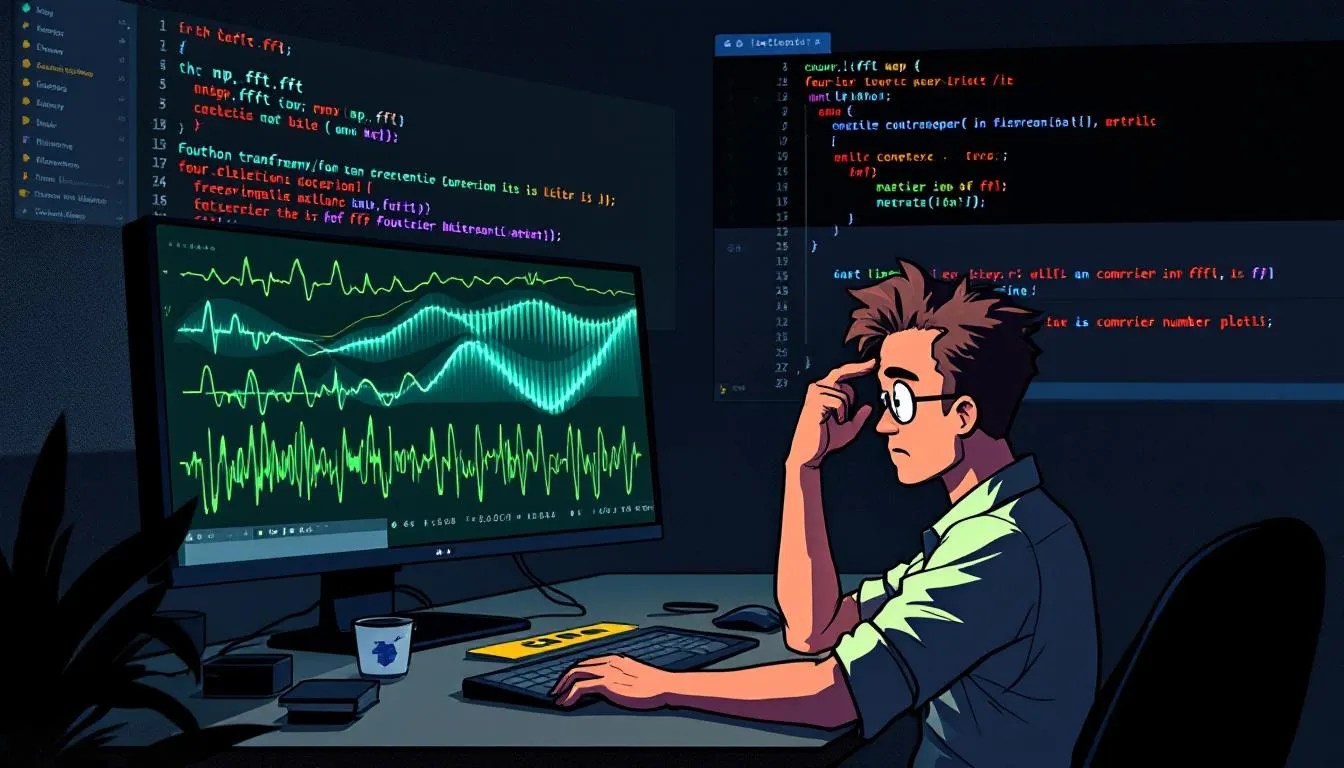 Developer confused by distorted frequency plot during Python Fourier Transform using numpy.fft