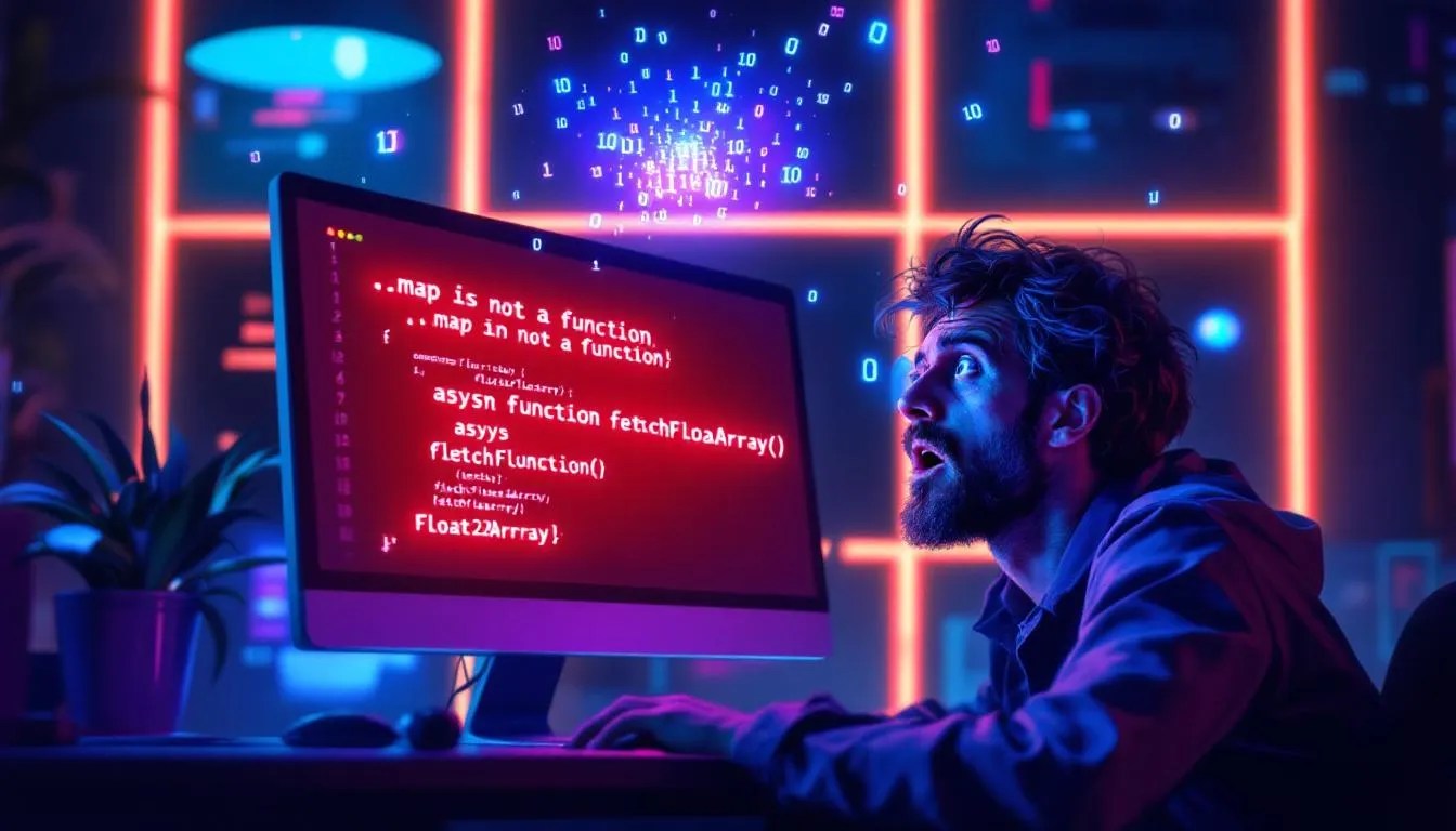 JavaScript developer shocked by '.map is not a function' error when returning Float32Array from async function