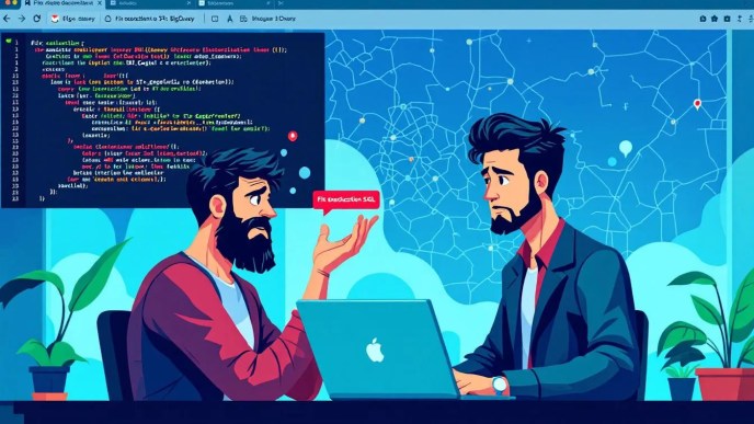 Frustrated developer fixing spatial SQL error in BigQuery using ST_GEOGFROMTEXT function