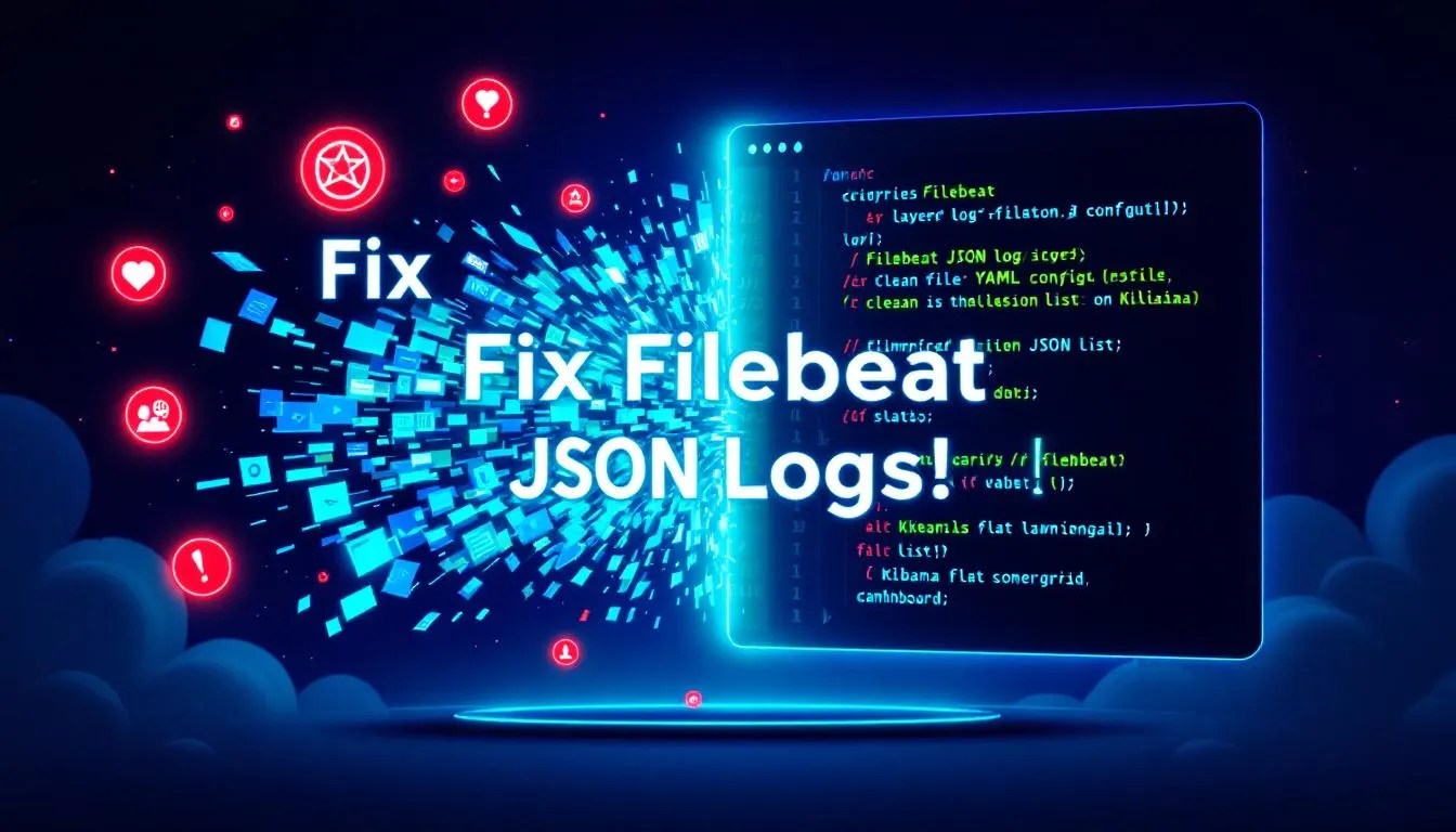 Exploding nested JSON logs transforming into clean structured data with Filebeat decode_json_fields processor in ELK stack