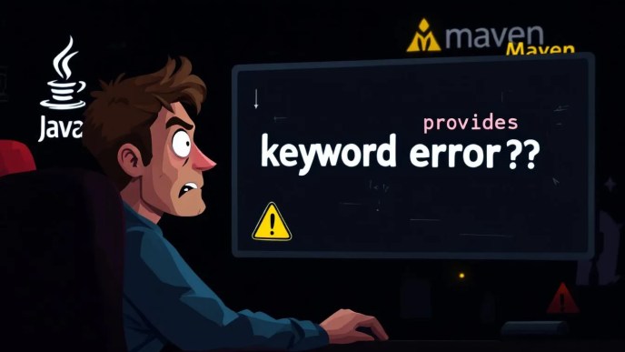 Confused developer faces 'provides' syntax error in module-info.java with Java 25 and Maven