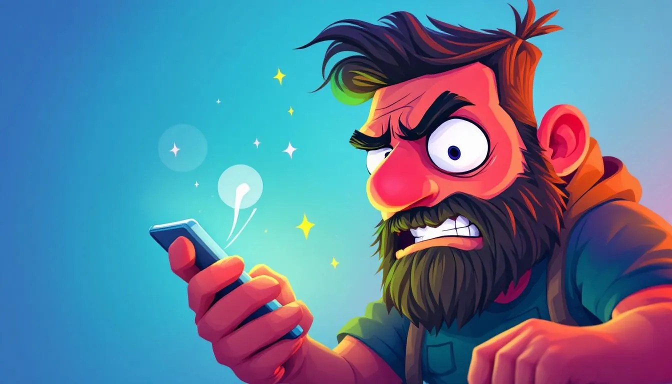 Frustrated Android developer seeing premature swipe action in Jetpack Compose with AnchoredDraggableState on mobile screen