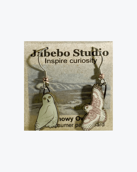 Snowy Owl Earrings