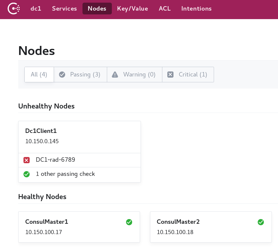 Updated Using Consul For Service Discovery In Multiple Data Centers