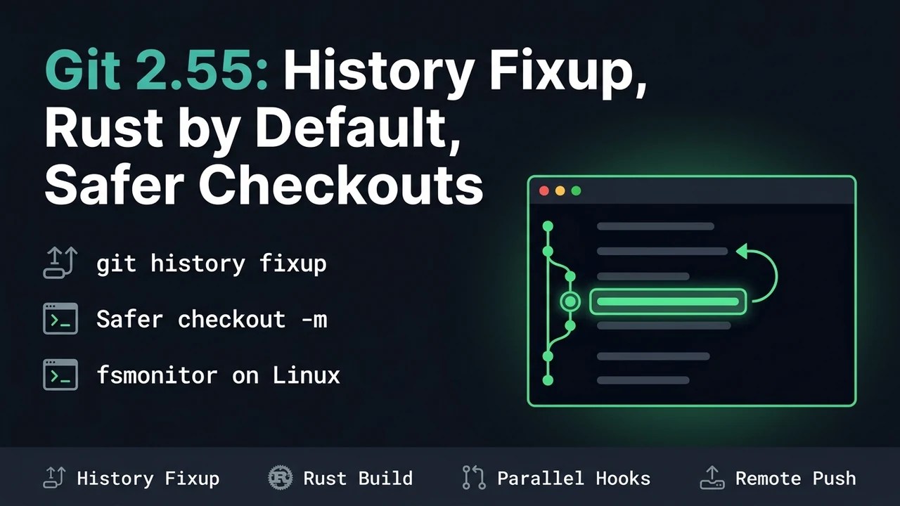 Git 2.55 new features overview diagram