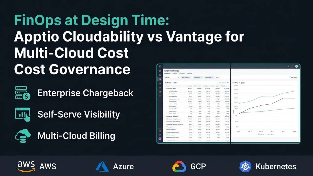 finops tooling comparison of Apptio Cloudability enterprise chargeback vs Vantage self-serve dashboards