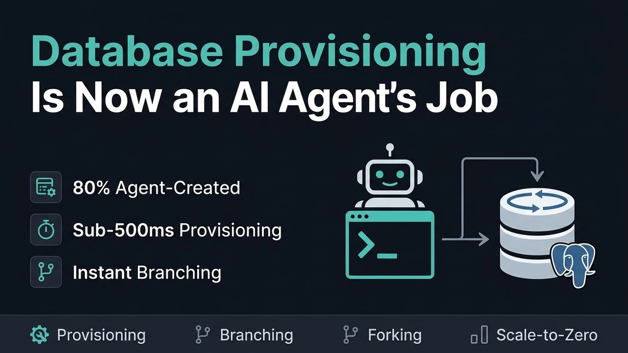 AI agent automatically creating a new Postgres branch instead of a human running the command