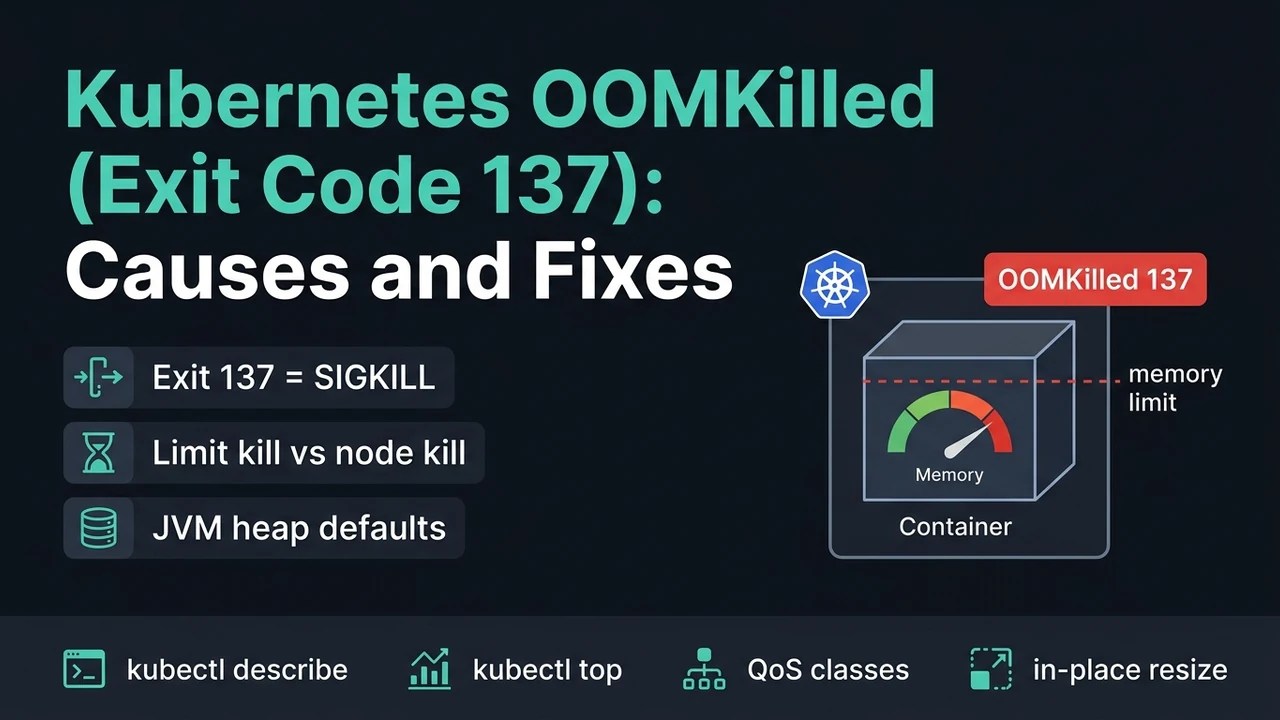 kubernetes oomkilled container with exit code 137 compared with node OOM kill and eviction