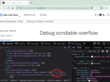 Debug Unwanted Scrollbars