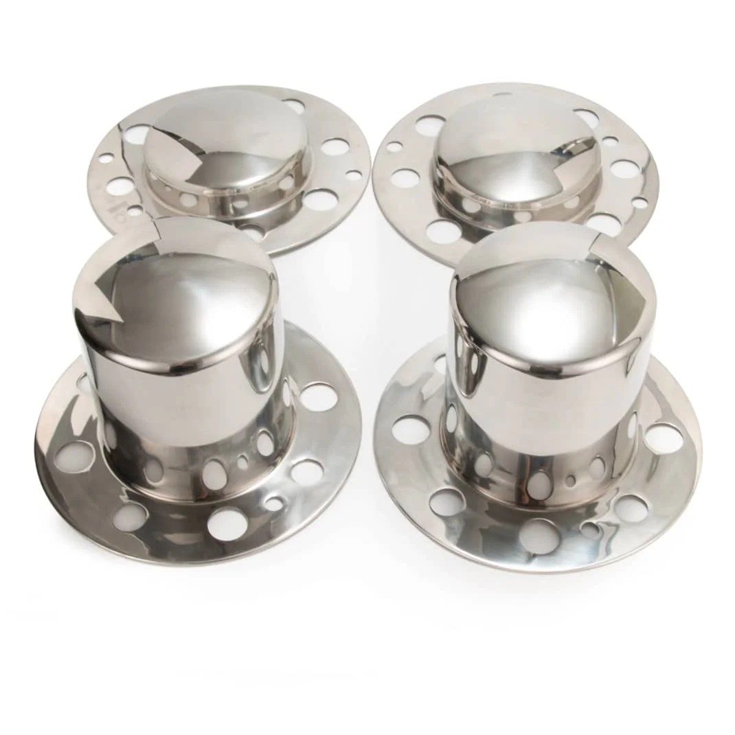 4.9in 2 Front 2 Rear Wheel Center Caps Fits Not All 8x6 (3)