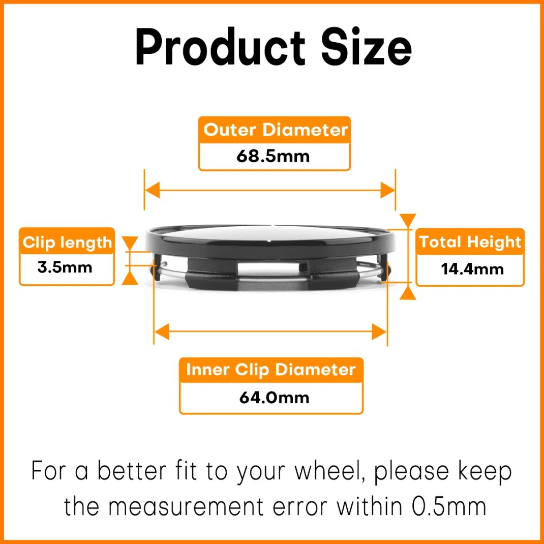 Wheel Center Caps Replacement (3)
