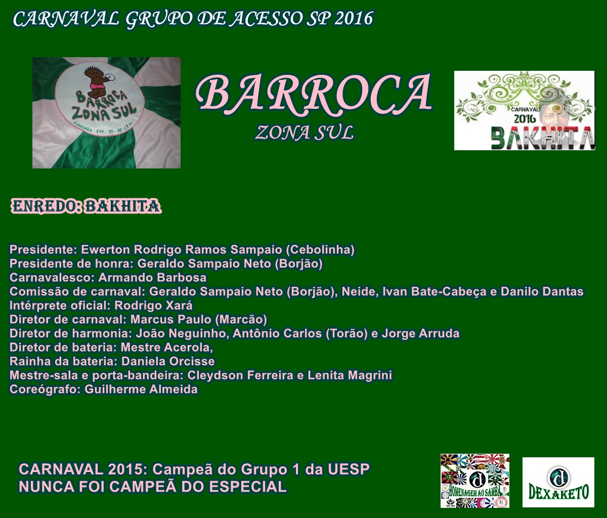 Barroca 2016 - Dexaketo