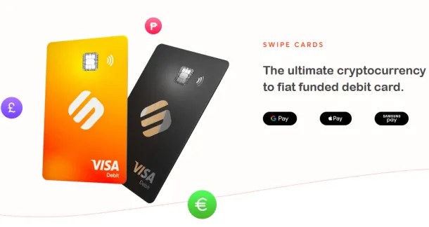Google pay / samsung pay support; Swipe Crypto Debit Card Review