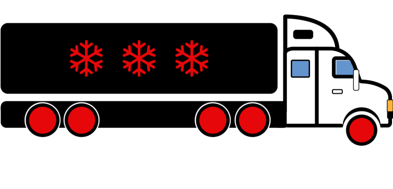 Reefer Truck Dispatch Services Dispatch Street - Landscape Pattern Collection - Retina Quality