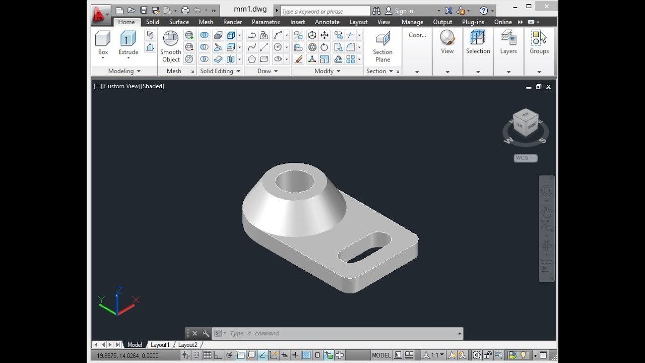 3D Modelling with AutoCAD: Model 2 - Dezign Ark