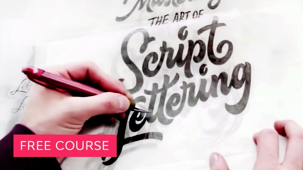 Mastering Script Lettering | FREE COURSE - Dezign Ark