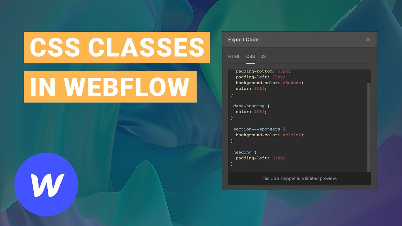 How to Create CSS Classes in Webflow - Dezign Ark