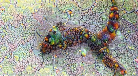 DeepDream gegenereerde afbeelding