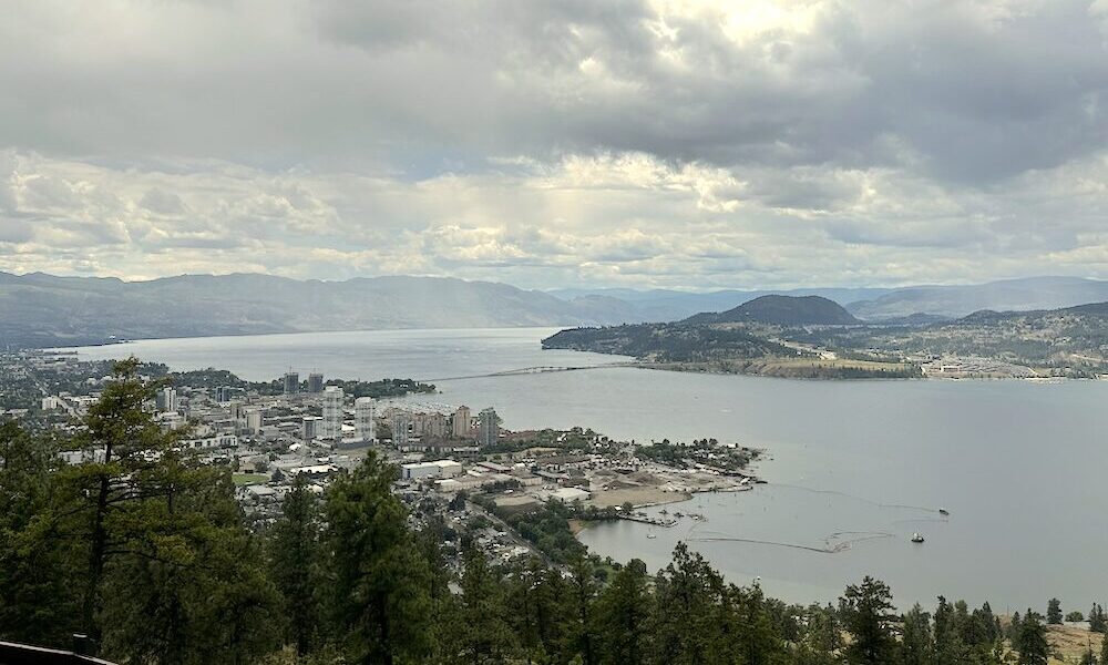 Kelowna seen from Knox Mountain