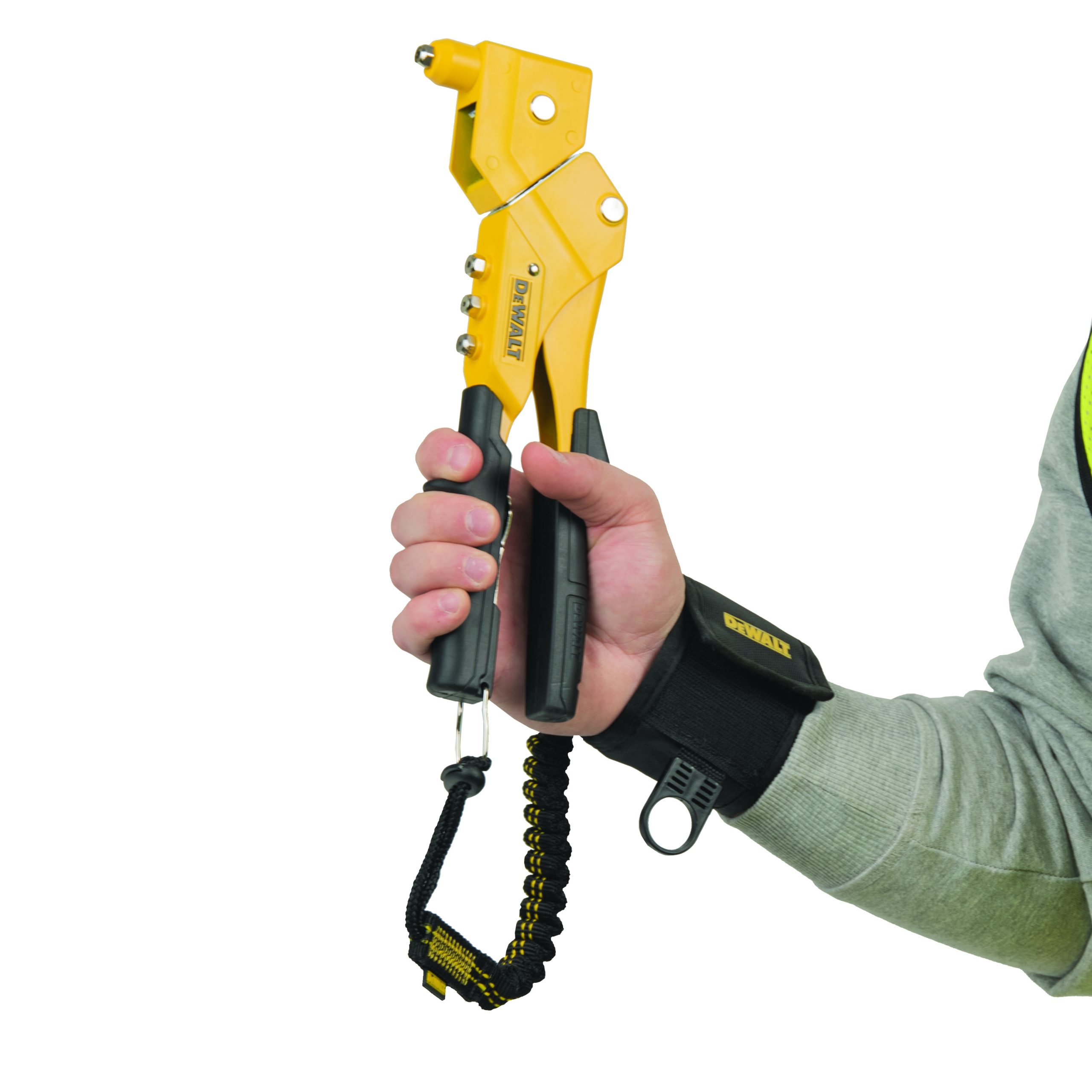 DEWALT Wristband Safety Tool Anchor with Lanyard