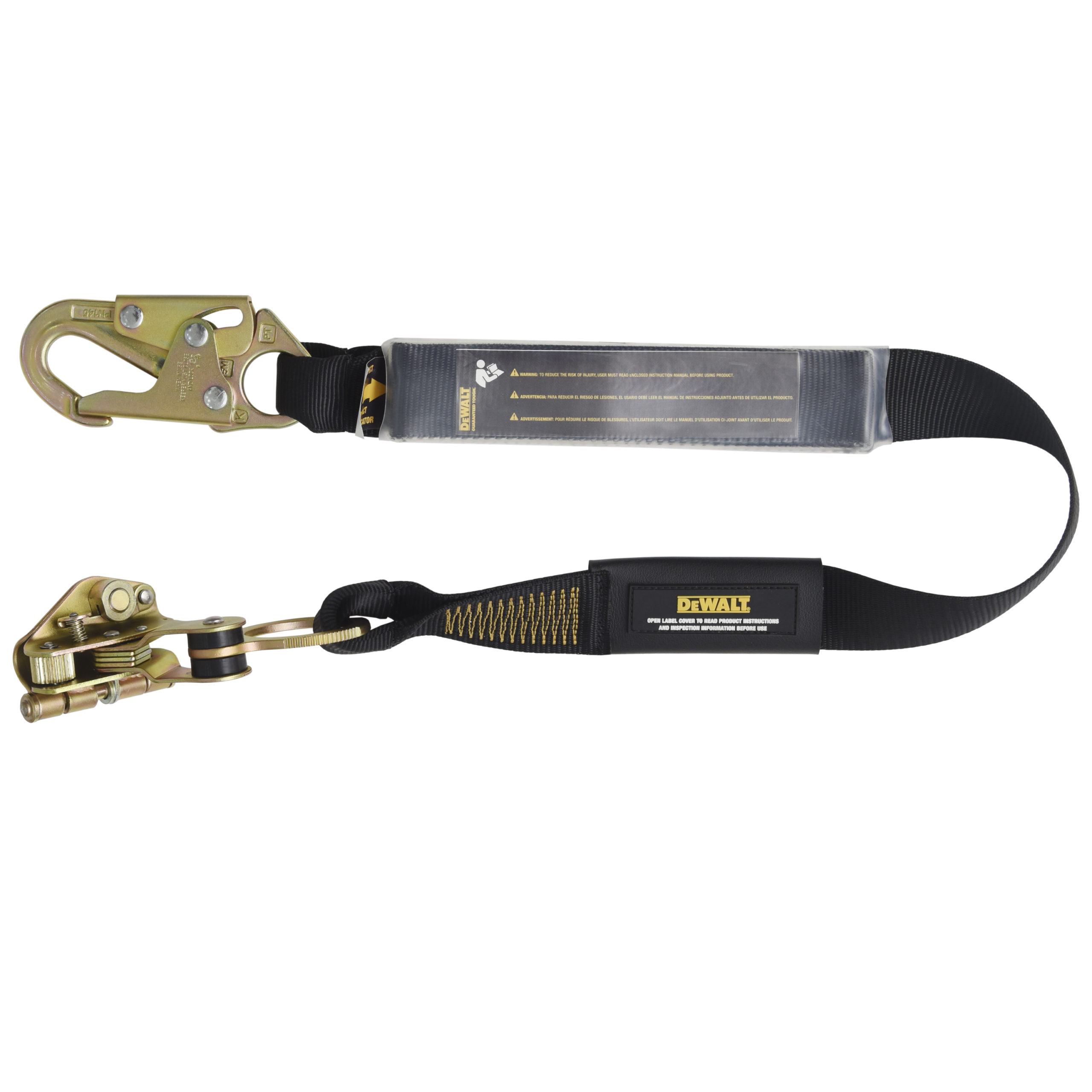 ロフトーフ DEWALT Safety Rope Grab Captive Energy Absorbing Lanyard