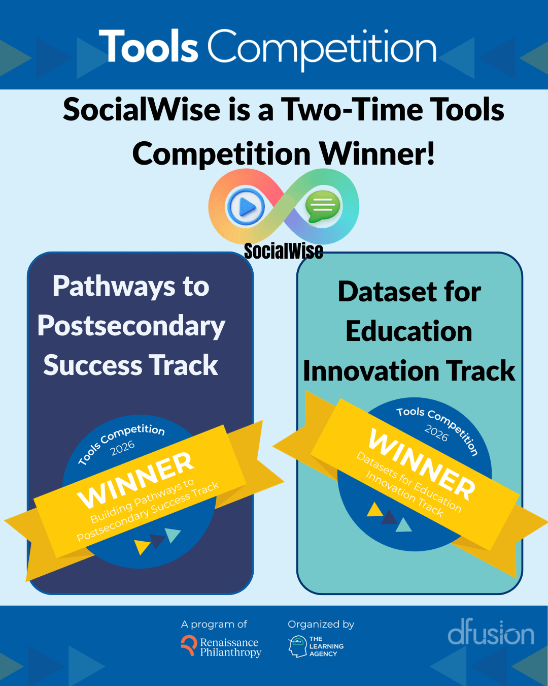Graphic of two awards from teh Tools Competition