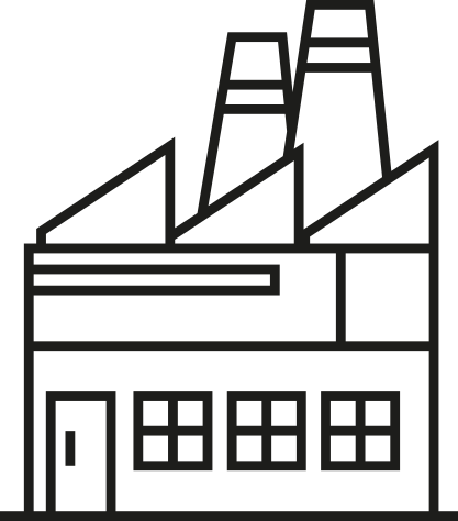 Manufacturing icon.